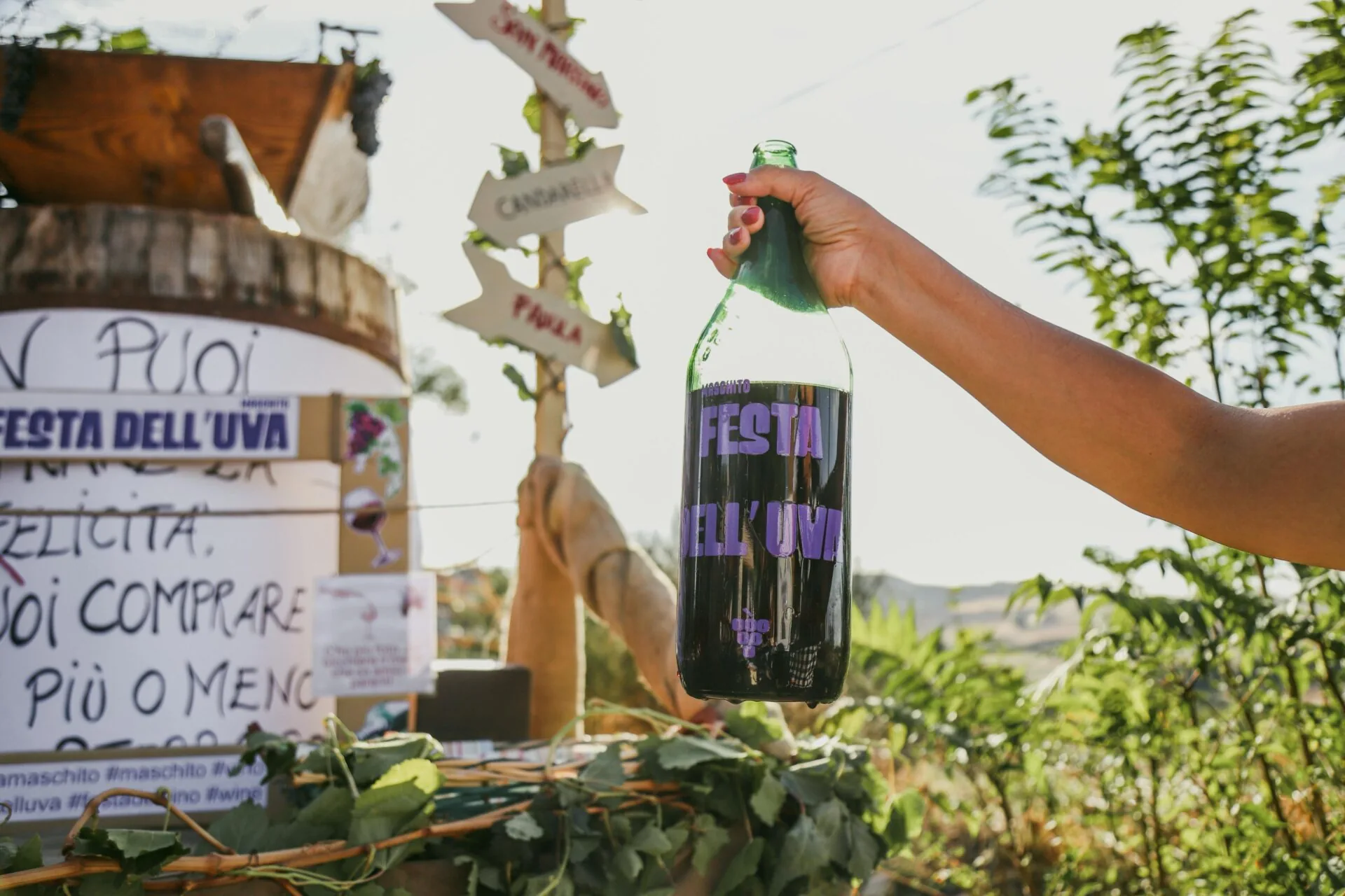 La fiesta del vino en la Basilicata